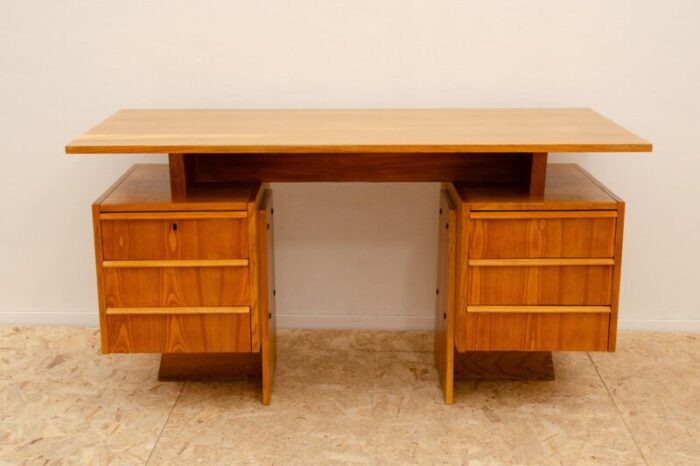 large czechoslovak writing desk 1970s 6083