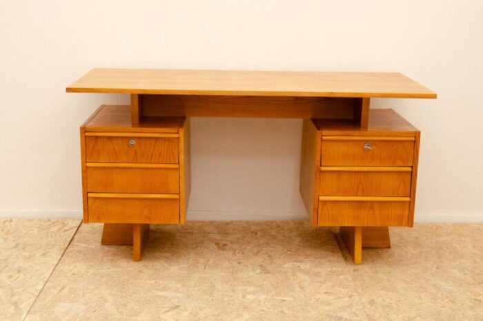 large czechoslovak writing desk 1970s 7841