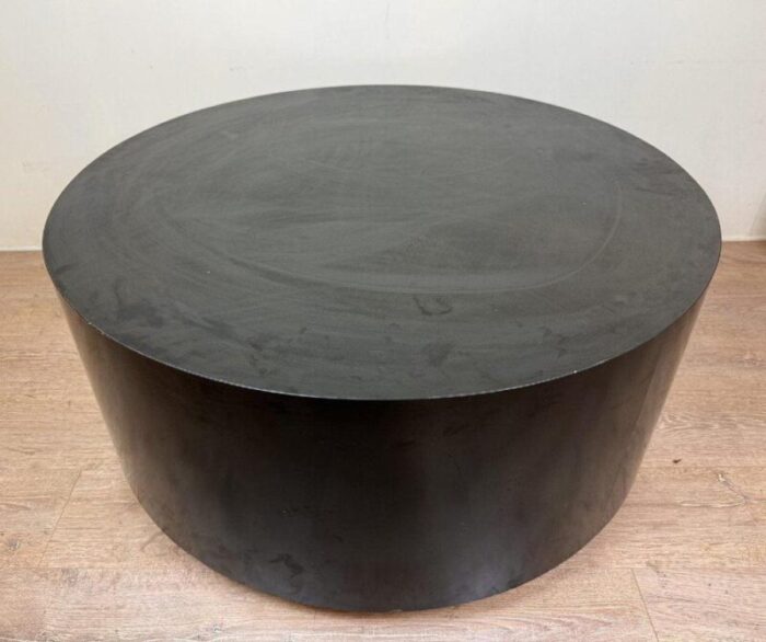 large drum shaped coffee table 6152