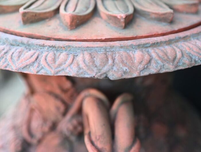 large english terracotta garden urns set of 2 15