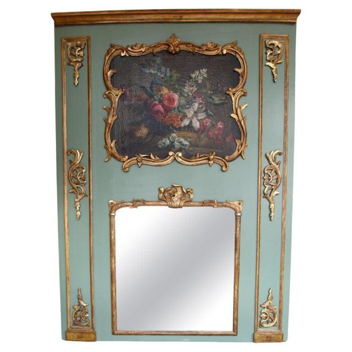 large french louis xv wall mirror 1