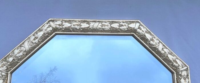 large louis xvi beveled mercury mirror with gilt frame 2