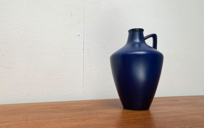 large mid century german minimalist carafe vase from ilkra 1960s 12