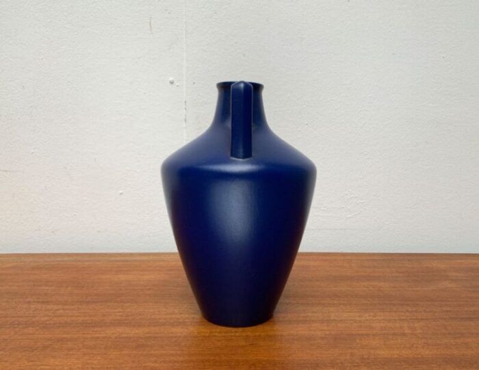 large mid century german minimalist carafe vase from ilkra 1960s 3