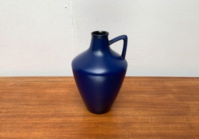 large mid century german minimalist carafe vase from ilkra 1960s 9