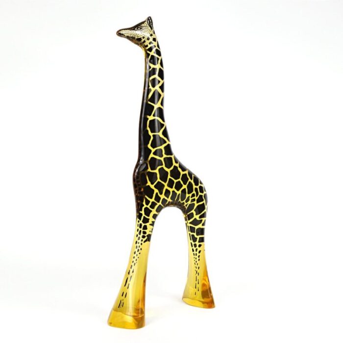 large mid century modern acrylic glass giraffe by abraham palatnik 3