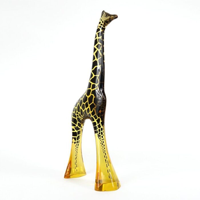 large mid century modern acrylic glass giraffe by abraham palatnik 4