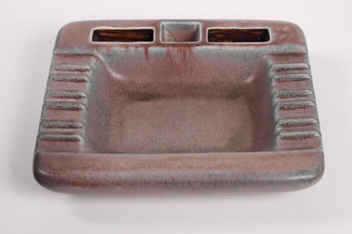 large scandinavian modern ceramic ashtray by gunnar nylund for roerstrand 1950s 2