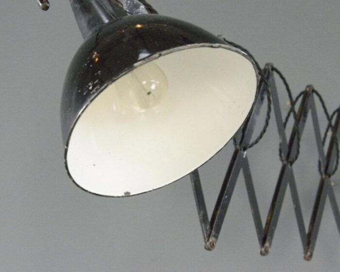 large scissor lamp by wilhelm bader 1920s 1989