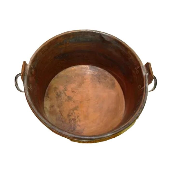 large spanish copper cauldron 9764