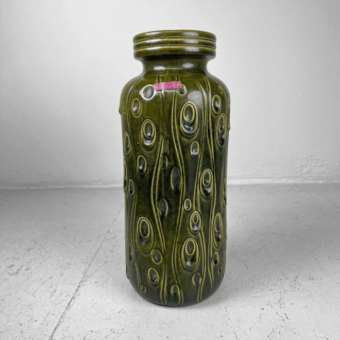 large vintage floor vase from scheurich germany 1970s 1