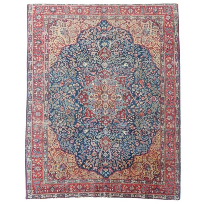 large vintage tabriz rug 1890s 1