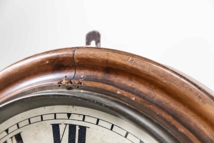 large wooden clock from gents of leicester 1920s 6