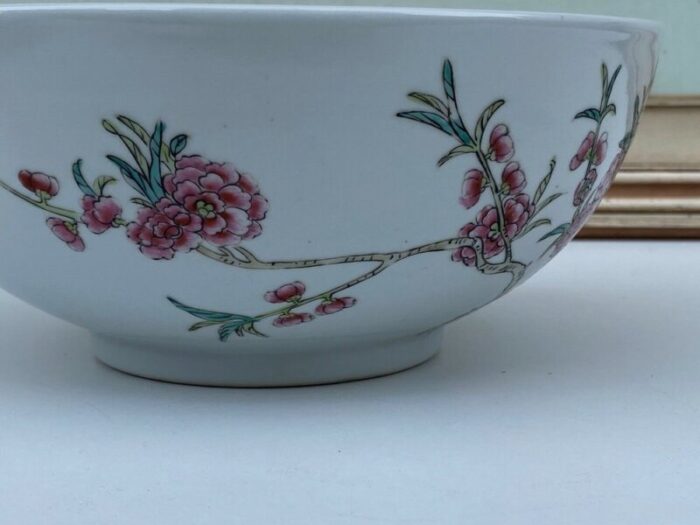 late 19th century chinese porcelain serving dish with fruit decor 11