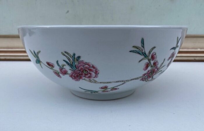 late 19th century chinese porcelain serving dish with fruit decor 4