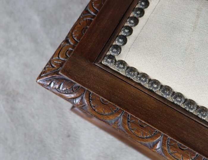 late 19th century louis xiii landing linen chest in beech and walnut 5915