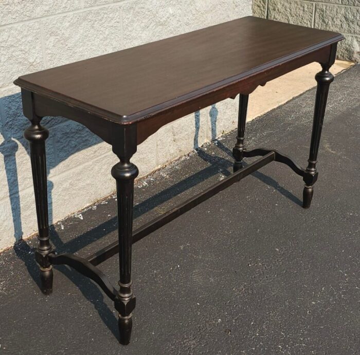 late 19th century victorian mahogany library table 6071