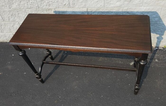 late 19th century victorian mahogany library table 8333