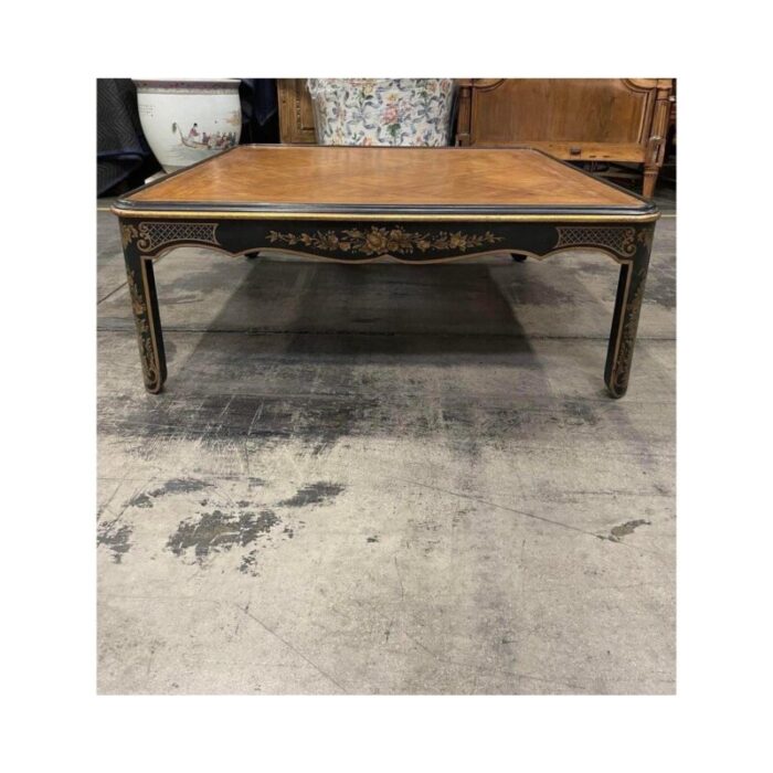 late 20th century chinoiserie coffee table by kindel furniture 1907