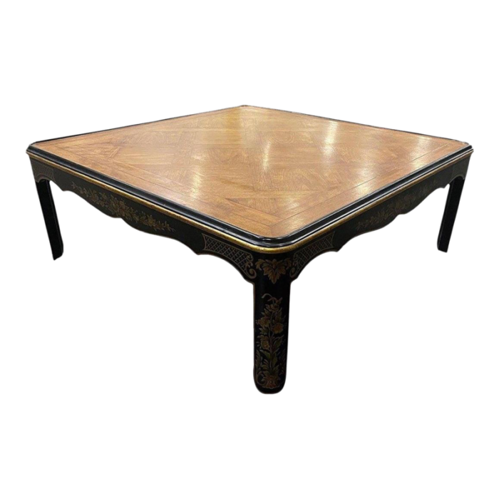 late 20th century chinoiserie coffee table by kindel furniture 2858