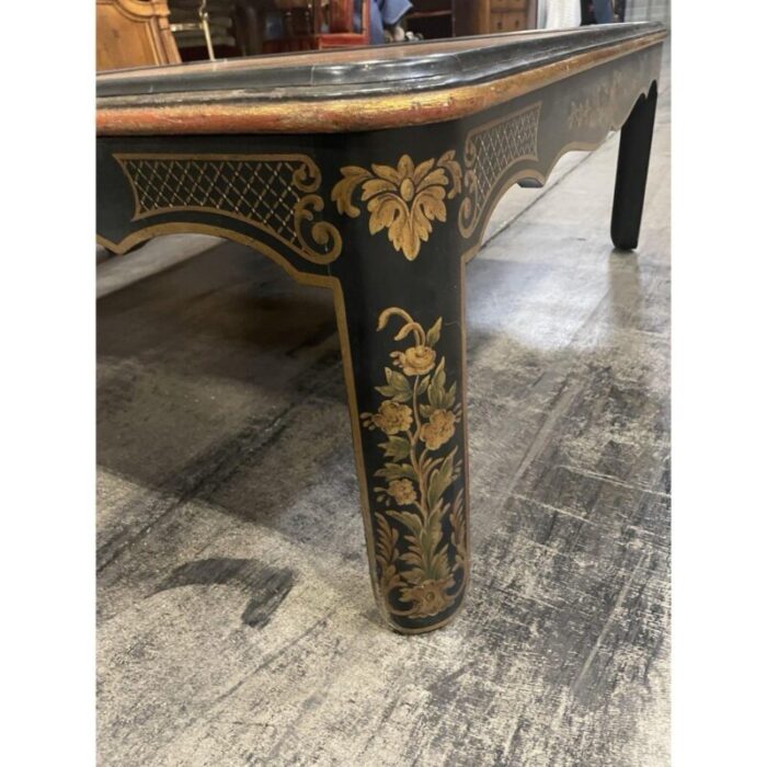 late 20th century chinoiserie coffee table by kindel furniture 3256