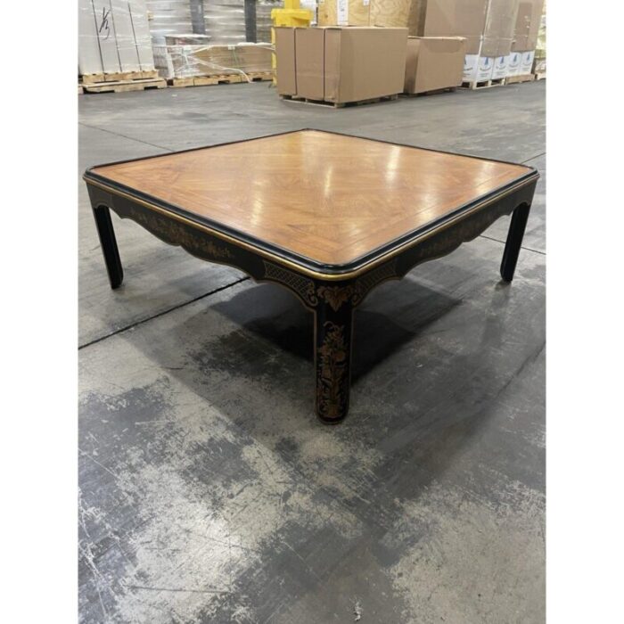 late 20th century chinoiserie coffee table by kindel furniture 9328