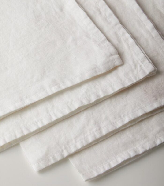 light weight linen napkins by once milano set of 4 2