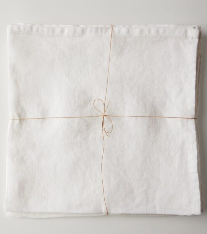 light weight linen napkins by once milano set of 4 3