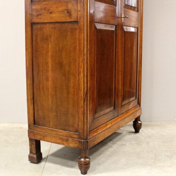 louis philippe wardrobe in walnut italy 19th century 9485