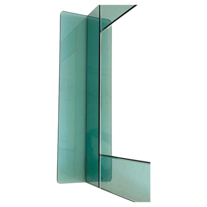 marine green water colored mirror 1960s 7