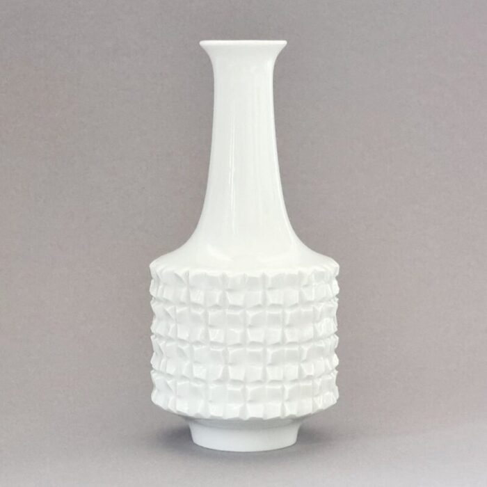 meissen porcelain vase by ludwig zepner germany 1960s 1