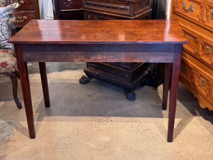 mid 19th century mahogany side table 0882