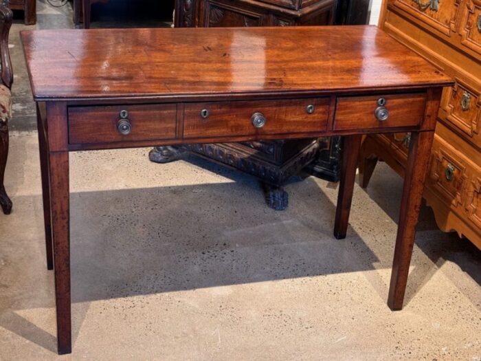 mid 19th century mahogany side table 2087