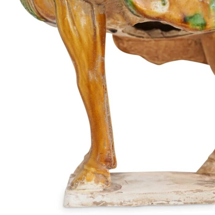 mid 20th century chinese tang style terracotta horse 7489