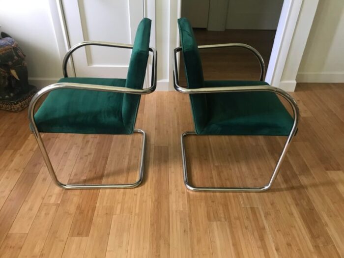 mid 20th century mid century thonet brno tubular chairs set of 6 4387