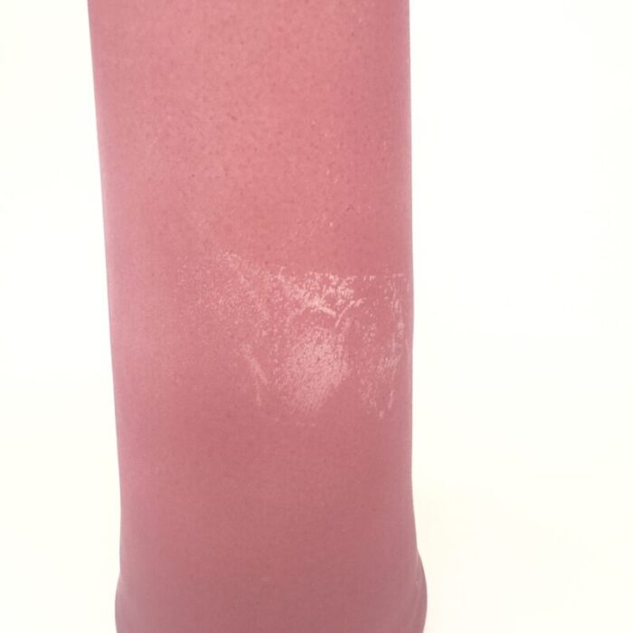 mid 20th century saturated pink glass vase curation group of 5 2119