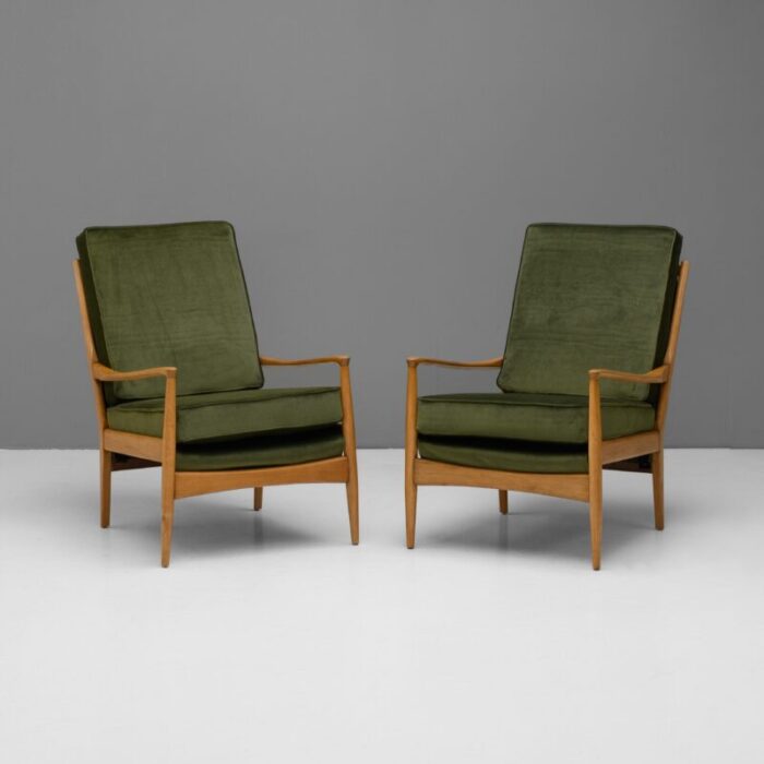 mid century armchairs 1960s set of 2 4961