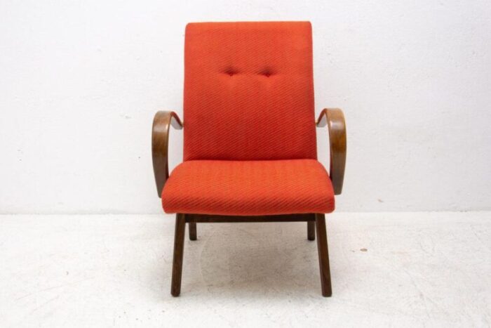 mid century armchairs attributed to jaroslav smidek 1970s set of 2 8799