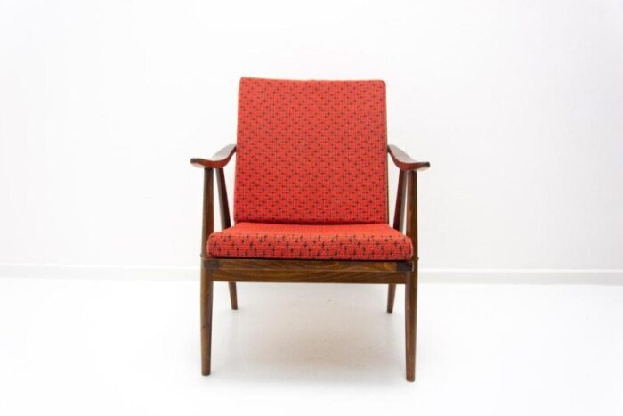 mid century armchairs attributed to jaroslav smidek for ton 1970s set of 2 5028