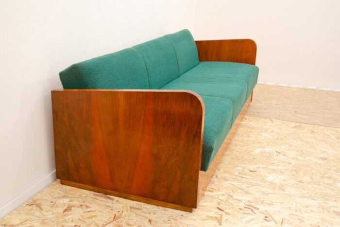 mid century art deco sofabed by up zavody czechoslovakia 1950s 6666