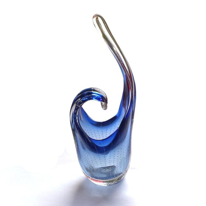 mid century art vase in murano glass 1