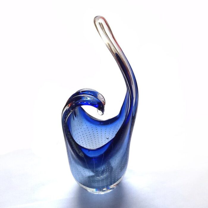 mid century art vase in murano glass 10