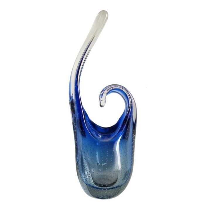 mid century art vase in murano glass 9