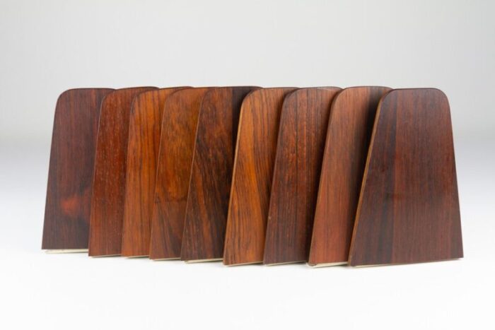 mid century bookends by kai kristiansen for fm 1960s set of 9 13