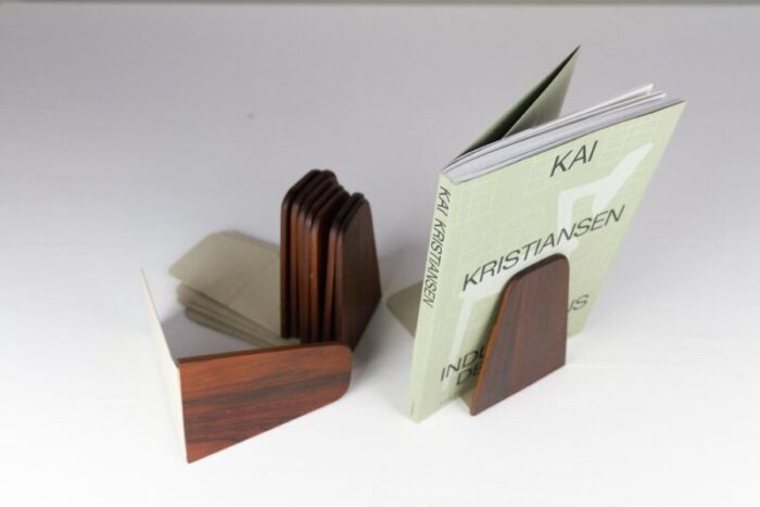 mid century bookends by kai kristiansen for fm 1960s set of 9 14