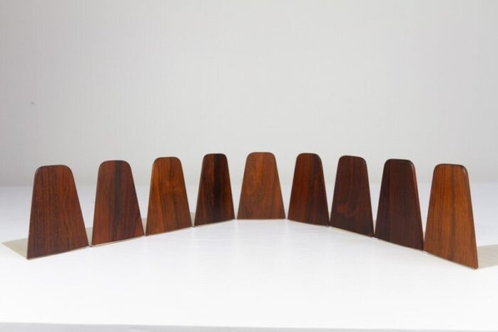 mid century bookends by kai kristiansen for fm 1960s set of 9 6