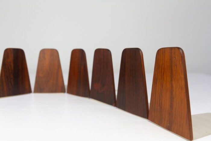 mid century bookends by kai kristiansen for fm 1960s set of 9 8