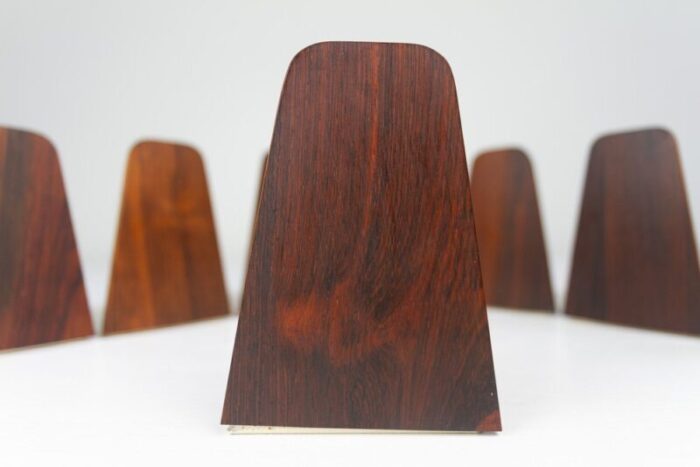 mid century bookends by kai kristiansen for fm 1960s set of 9 9