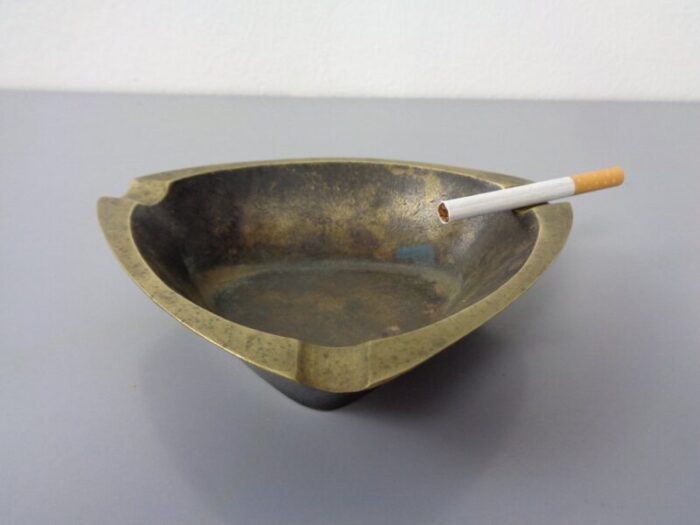 mid century brass ashtray 1960s 6