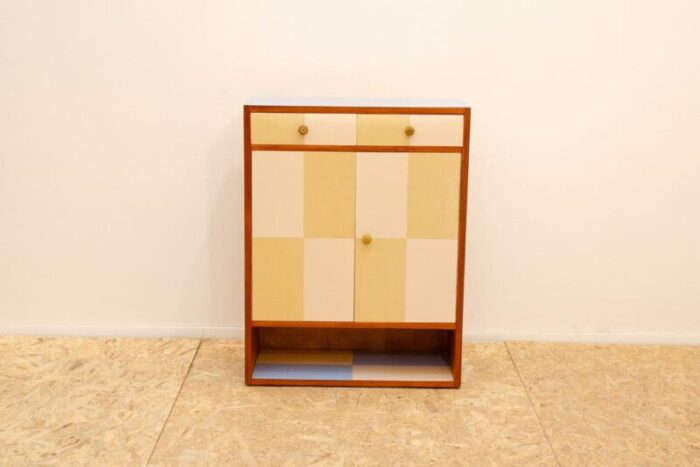 mid century colorful kitchen cabinet former czechoslovakia 1950s 8700